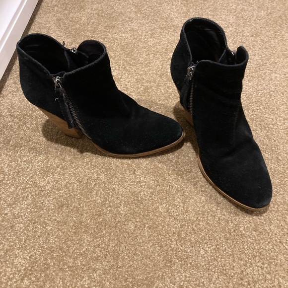 Black suede dolce vida booties - Picture 2 of 5